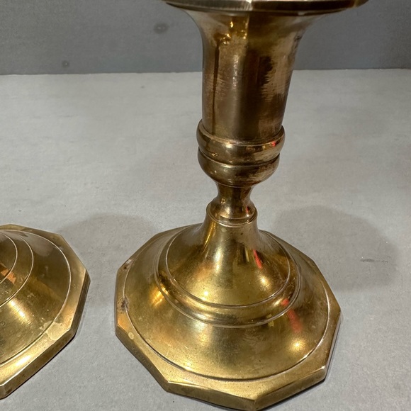 Brass Candleholders- India - Picture 4 of 8